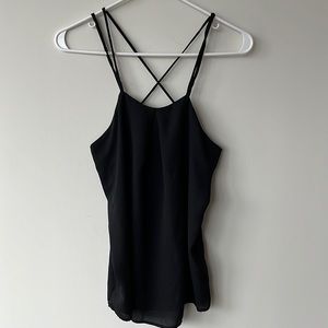Black tank top
